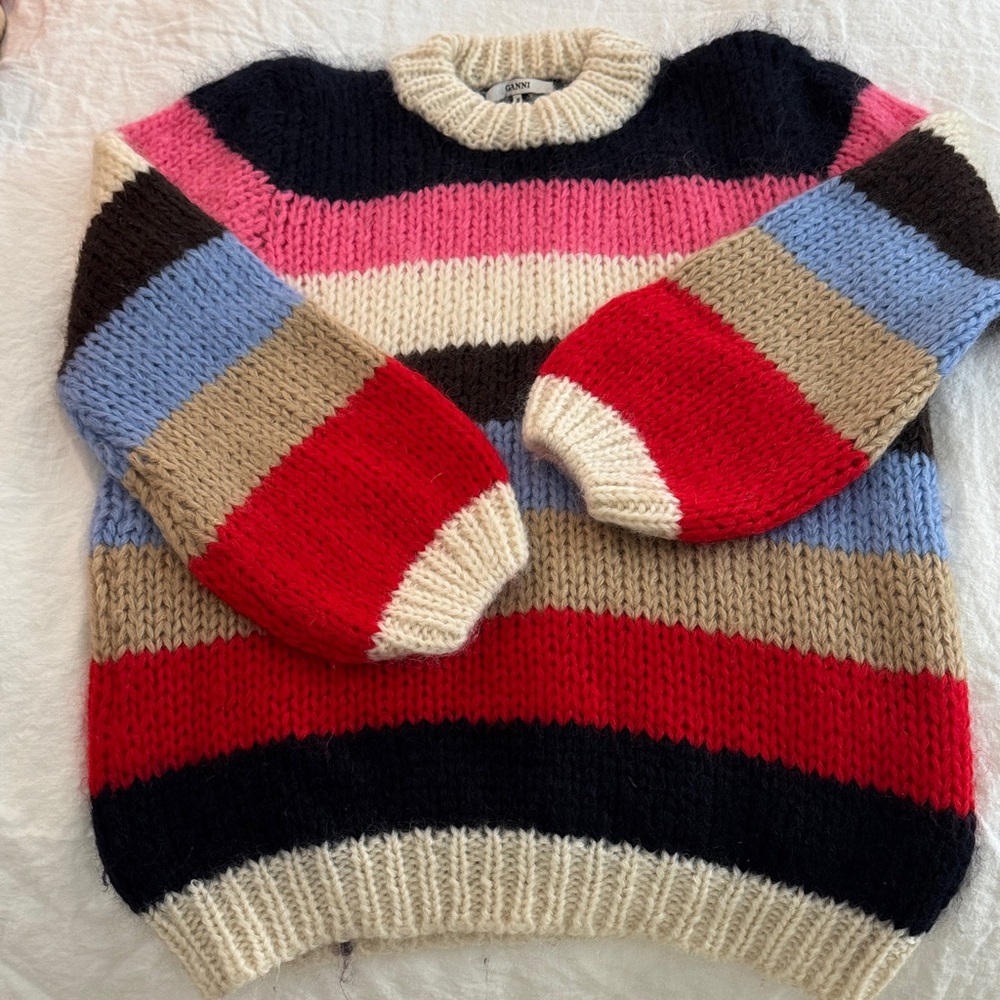 Ganni Chunky Striped Sweater